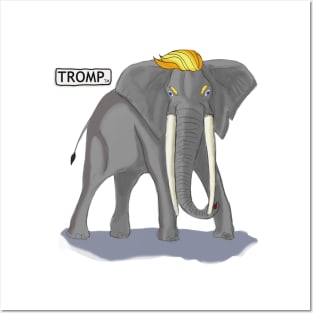 Meet TROMP: An American Bull Elephant Posters and Art